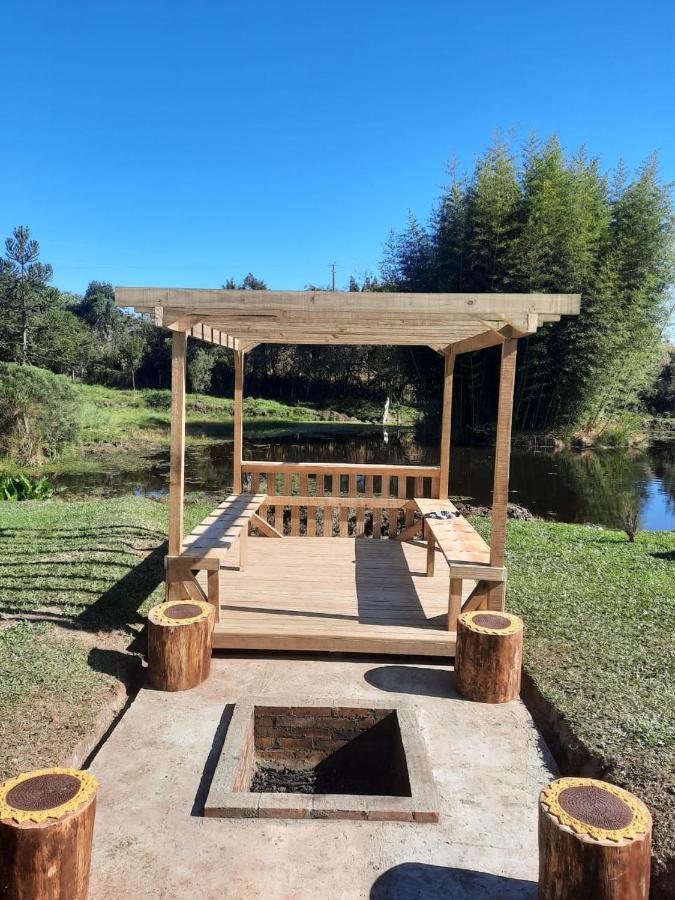 Fazenda Tamandua Casa De Campo - Cabana Coragem Villa Rio Rufino Екстериор снимка